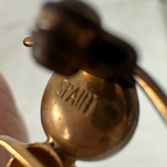 Vintage Robotic Puffed Whimsey Pin Tourist shopper Paris Roma Marked Spain - Picture 4 of 4